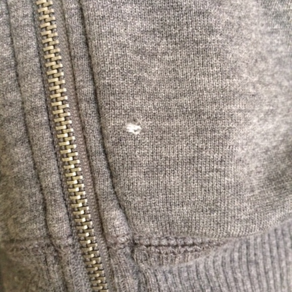 *DONATED* Old Navy Fleece Sweat Jacket, Gray, L - Picture 8 of 8